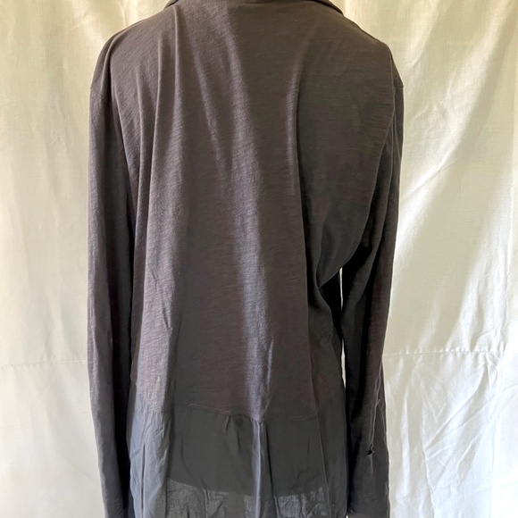 Anthropologie Meadow Rue Button Down Pucked Long Sleeve Blouse Size Large - Picture 6 of 7